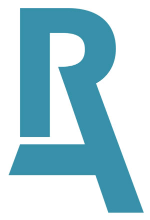 RA logo icon-solid Blue