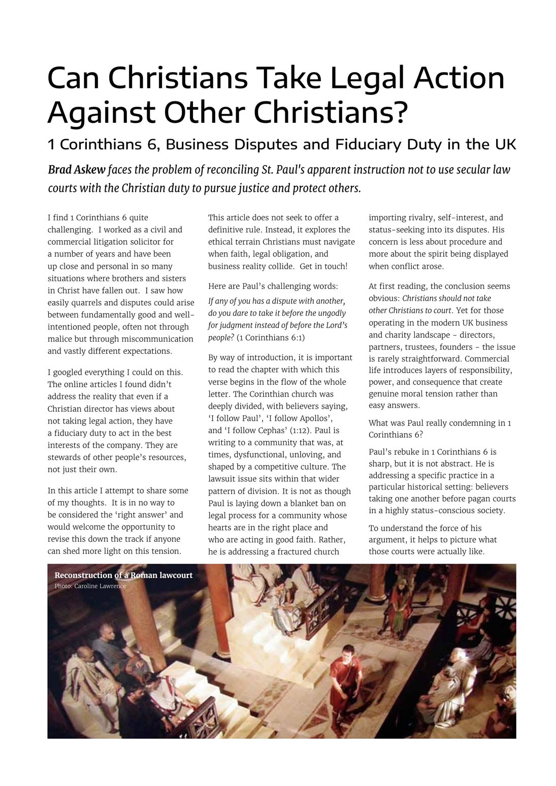 FiBQ 24.3 Askew on 1 Corinthia