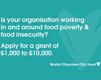 Bristol Churches City Fund grant opens applications for food poverty/food insecurity organisations