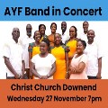  Wed 27 Nov - AYF Band in Concert